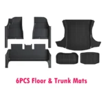 6PCS Floor Trunk Mat