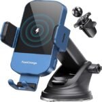 Upgraded Wireless Car Charger-Blue