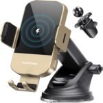 Upgraded Wireless Car Charger-Golden