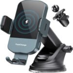 Upgraded Wireless Car Charger-Green
