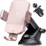 Upgraded Wireless Car Charger-Pink