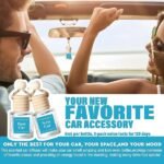 Car Air Freshener Diffuser 2-Pack, Hanging Pistachio Salted Caramel Car Air Freshener, Suitable for Women, Long-Lasting Scent for Over 45 Days, Made in the USA (P62) - Image 3