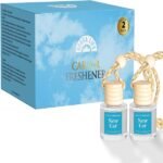 Car Air Freshener Diffuser 2-Pack, Hanging Pistachio Salted Caramel Car Air Freshener, Suitable for Women, Long-Lasting Scent for Over 45 Days, Made in the USA (P62) - Image 6