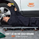 Mechanic's repair creeper board, an essential tool for the garage, 36-inch Z-shaped creeper chair, 2-in-1 design, 300 lbs weight capacity, low-profile design, equipped with 6 wheels, suitable for garages and repair shops. - Image 3