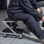 Mechanic's repair creeper board, an essential tool for the garage, 36-inch Z-shaped creeper chair, 2-in-1 design, 300 lbs weight capacity, low-profile design, equipped with 6 wheels, suitable for garages and repair shops. - Image 8