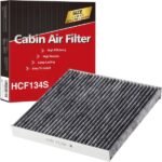 Activated carbon cabin air filter, replacement for CP134 and CF10134, suitable for Honda and Acura Civic, CR-V, Odyssey, CSX, ILX, MDX, RDX and AT134 models.