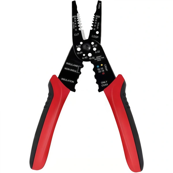 wire crimping pliers-1 Wire strippers/crimpers, cable cutters/crimpers, wiring and multi-tools - Image 1