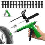 36-Piece Tubeless Tire Repair Gun Kit with Mushroom Plugs