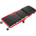 Heavy-Duty Foldable Z Creeper Seat – Red 36 Inch Garage Stool - Image 8
