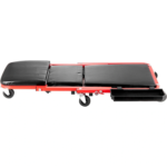 Heavy-Duty Foldable Z Creeper Seat – Red 36 Inch Garage Stool - Image 9