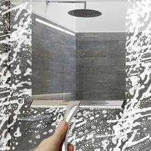 Rust resistant stainless steel shower door squeegee for bathroom use