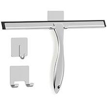 Shower door squeegee silicone blade for streak free glass cleaning
