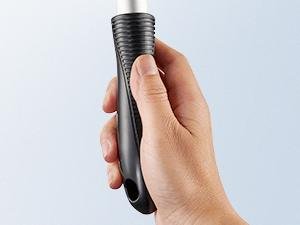 Car interior window cleaning kit with ergonomic non slip handle for better control